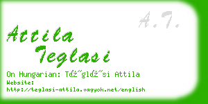 attila teglasi business card